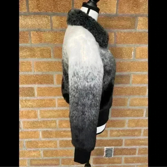 Sam edelman ombre faux fur coat Sz small - Picture 5 of 12